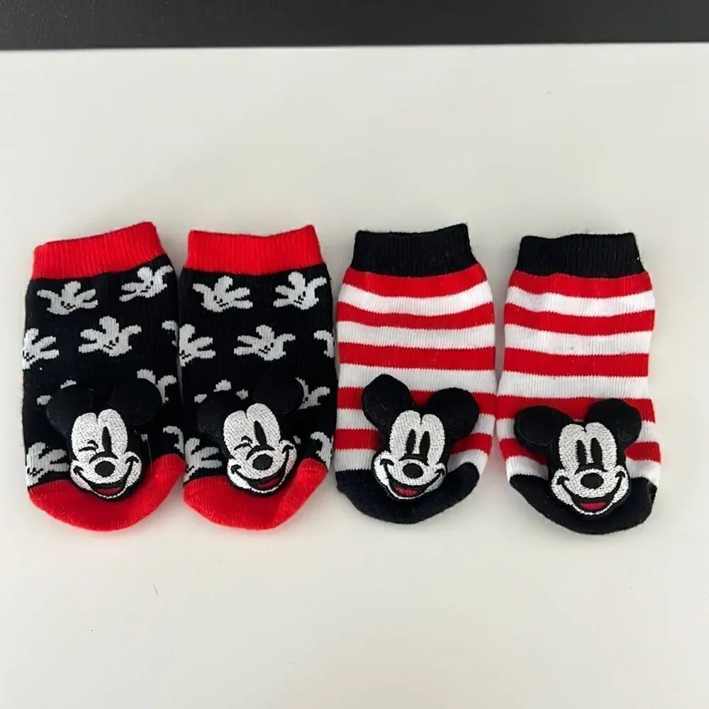 2 pairs of Disney Waddle Rattle Socks